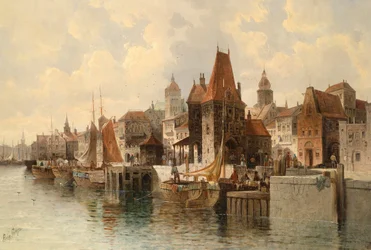 (Fiktive) Stadt am Fluss